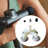 Maxbell Massager 4 Head Sturdy Easy to Use Relaxation Accessoires for Legs Neck Back Round Head