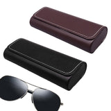 Maxbell Eyeglasses Box Storage Bin Portable Glasses Holder Compact Sunglasses Holder Coffee