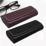 Maxbell Eyeglasses Box Storage Bin Portable Glasses Holder Compact Sunglasses Holder Coffee
