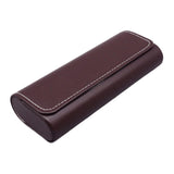 Maxbell Eyeglasses Box Storage Bin Portable Glasses Holder Compact Sunglasses Holder Coffee