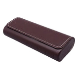 Maxbell Eyeglasses Box Storage Bin Portable Glasses Holder Compact Sunglasses Holder Coffee