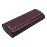Maxbell Eyeglasses Box Storage Bin Portable Glasses Holder Compact Sunglasses Holder Coffee