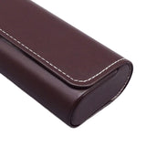 Maxbell Eyeglasses Box Storage Bin Portable Glasses Holder Compact Sunglasses Holder Coffee