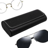 Maxbell Eyeglasses Box Storage Bin Portable Glasses Holder Compact Sunglasses Holder Black