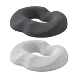 Maxbell Donut Pillow Breathable Tailbone Seat Cushion for Long Sitting Office Travel Dark Gray