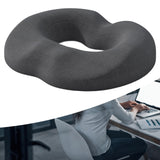 Maxbell Donut Pillow Breathable Tailbone Seat Cushion for Long Sitting Office Travel Dark Gray