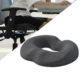 Maxbell Donut Pillow Breathable Tailbone Seat Cushion for Long Sitting Office Travel Dark Gray