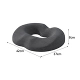 Maxbell Donut Pillow Breathable Tailbone Seat Cushion for Long Sitting Office Travel Dark Gray