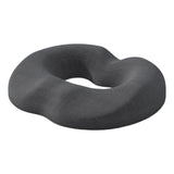 Maxbell Donut Pillow Breathable Tailbone Seat Cushion for Long Sitting Office Travel Dark Gray