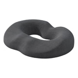 Maxbell Donut Pillow Breathable Tailbone Seat Cushion for Long Sitting Office Travel Dark Gray