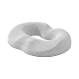 Maxbell Donut Pillow Breathable Tailbone Seat Cushion for Long Sitting Office Travel Light Gray