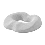 Maxbell Donut Pillow Breathable Tailbone Seat Cushion for Long Sitting Office Travel Light Gray