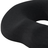 Maxbell Donut Sitting Pillow Breathable Office Chair Cushion for Car Airplane Office Black