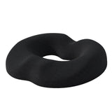 Maxbell Donut Sitting Pillow Breathable Office Chair Cushion for Car Airplane Office Black