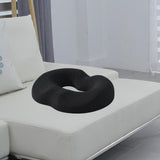 Maxbell Donut Sitting Pillow Breathable Office Chair Cushion for Car Airplane Office Black