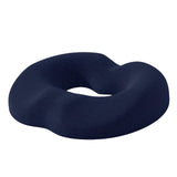 Maxbell Donut Sitting Pillow Breathable Office Chair Cushion for Car Airplane Office Dark Blue