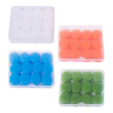 Maxbell 12Pcs Ear Plugs Soft Sound Blocking Ear Plugs for Traveling Concert Studying white