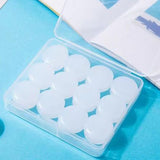 Maxbell 12Pcs Ear Plugs Soft Sound Blocking Ear Plugs for Traveling Concert Studying white