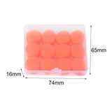 Maxbell 12Pcs Ear Plugs Soft Sound Blocking Ear Plugs for Traveling Concert Studying orange