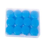 Maxbell 12Pcs Ear Plugs Soft Sound Blocking Ear Plugs for Traveling Concert Studying blue