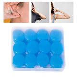 Maxbell 12Pcs Ear Plugs Soft Sound Blocking Ear Plugs for Traveling Concert Studying blue