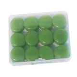 Maxbell 12Pcs Ear Plugs Soft Sound Blocking Ear Plugs for Traveling Concert Studying green