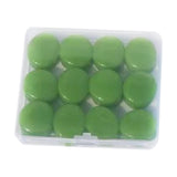 Maxbell 12Pcs Ear Plugs Soft Sound Blocking Ear Plugs for Traveling Concert Studying green