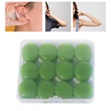 Maxbell 12Pcs Ear Plugs Soft Sound Blocking Ear Plugs for Traveling Concert Studying green