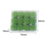 Maxbell 12Pcs Ear Plugs Soft Sound Blocking Ear Plugs for Traveling Concert Studying green