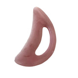 Maxbell Gua Sha Facial Tool Multifunctional Smooth Manual Massager for Leg Neck Back Large pink
