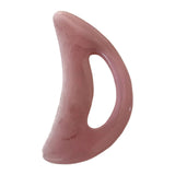 Maxbell Gua Sha Facial Tool Multifunctional Smooth Manual Massager for Leg Neck Back Large pink
