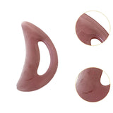 Maxbell Gua Sha Facial Tool Multifunctional Smooth Manual Massager for Leg Neck Back Large pink