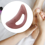 Maxbell Gua Sha Facial Tool Multifunctional Smooth Manual Massager for Leg Neck Back Large pink