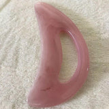 Maxbell Gua Sha Facial Tool Multifunctional Smooth Manual Massager for Leg Neck Back Large pink