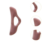 Maxbell Gua Sha Facial Tool Multifunctional Smooth Manual Massager for Leg Neck Back Medium pink