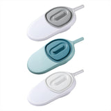 Maxbell Bedpan with Cover Emergency Device for Female Male Personal Bedridden People white gray