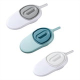 Maxbell Bedpan with Cover Emergency Device for Female Male Personal Bedridden People white gray