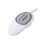 Maxbell Bedpan with Cover Emergency Device for Female Male Personal Bedridden People white gray