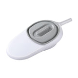 Maxbell Bedpan with Cover Emergency Device for Female Male Personal Bedridden People white gray