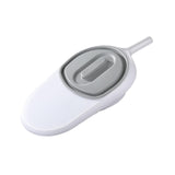 Maxbell Bedpan with Cover Emergency Device for Female Male Personal Bedridden People white gray