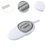 Maxbell Bedpan with Cover Emergency Device for Female Male Personal Bedridden People white gray