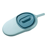 Maxbell Bedpan with Cover Emergency Device for Female Male Personal Bedridden People blue