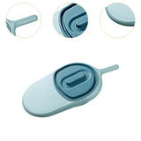 Maxbell Bedpan with Cover Emergency Device for Female Male Personal Bedridden People blue