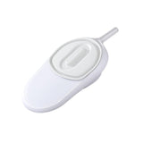 Maxbell Bedpan with Cover Emergency Device for Female Male Personal Bedridden People white
