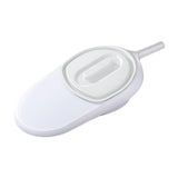 Maxbell Bedpan with Cover Emergency Device for Female Male Personal Bedridden People white