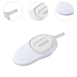 Maxbell Bedpan with Cover Emergency Device for Female Male Personal Bedridden People white