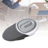 Maxbell Bedpan with A Handle Easy to Use Nursing Urinal for Men Women Bedridden Home white grey