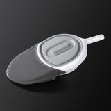 Maxbell Bedpan with A Handle Easy to Use Nursing Urinal for Men Women Bedridden Home white grey
