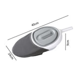 Maxbell Bedpan with A Handle Easy to Use Nursing Urinal for Men Women Bedridden Home white grey