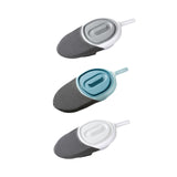 Maxbell Bedpan with A Handle Easy to Use Nursing Urinal for Men Women Bedridden Home white grey